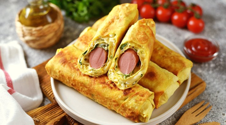 Сосиска в тісті за 5 хвилин