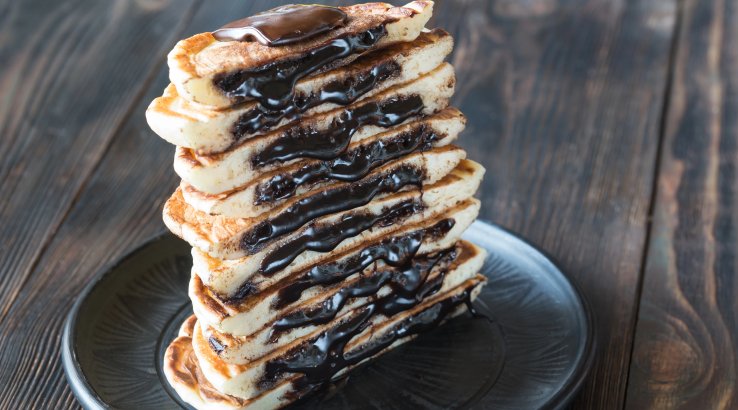 Панкейки з нутеллою