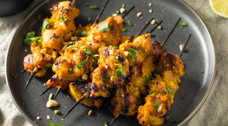 Шашлички сатай з курятини