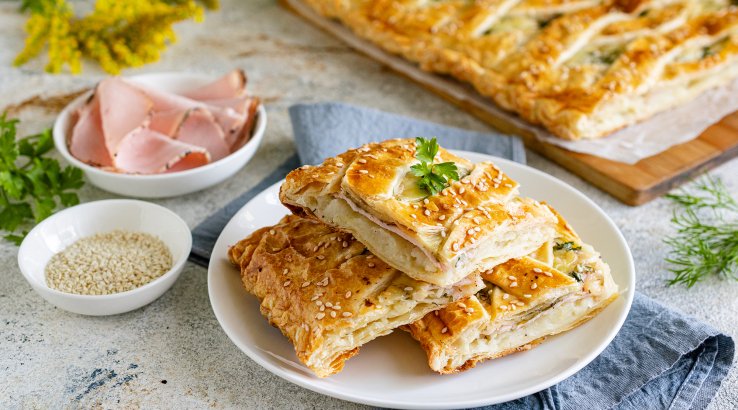 Пиріг з листкового тіста