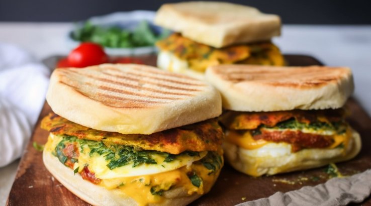 Яєчний масала-сендвіч