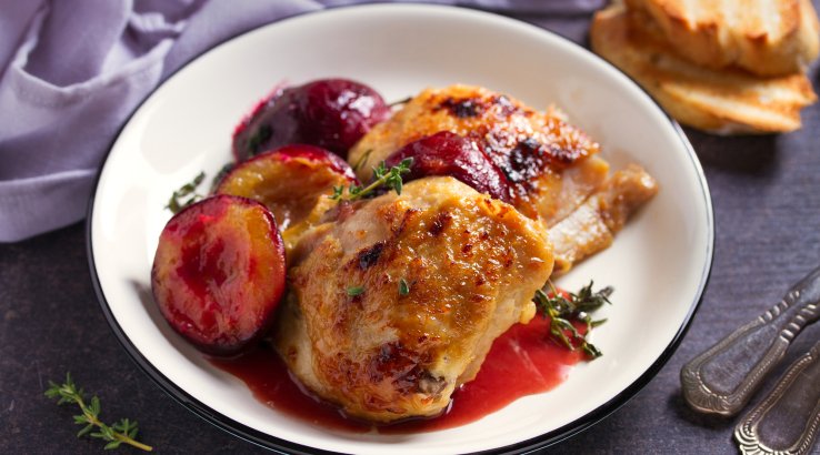 Куриные окорочка под гранатовым соусом рецепт