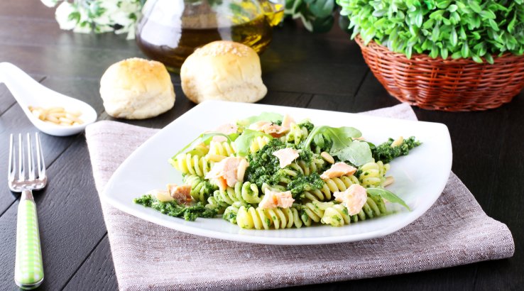 Паста з песто та тунцем від Арнольда Шварценеггера