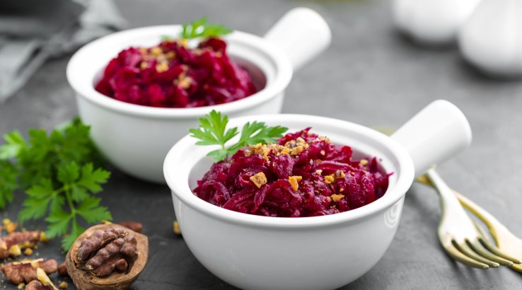 Салат з буряком та яйцем
