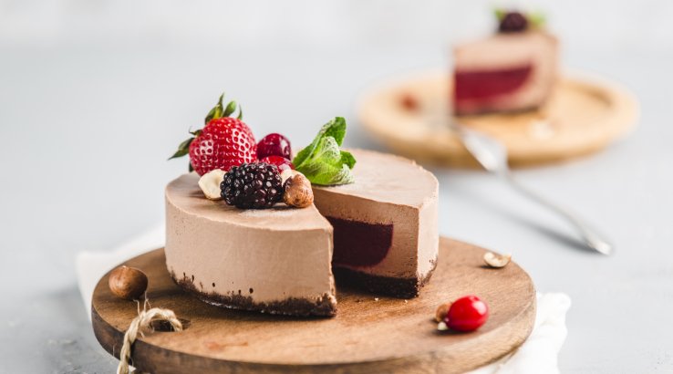 Шоколадный торт без муки