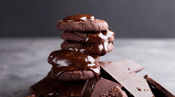 Шоколадне печиво на згущеному молоці