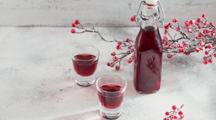Настойка на клюкве с водкой