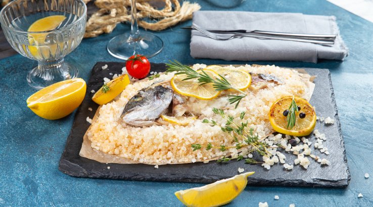 Сібас у солі