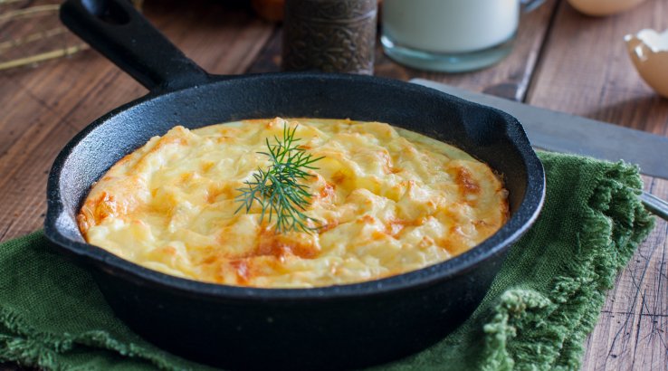 Лазанья на сковороді