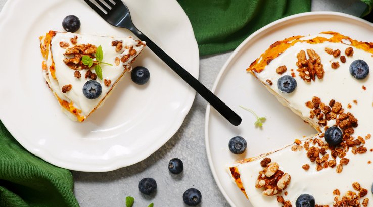 Морквяний торт без випікання