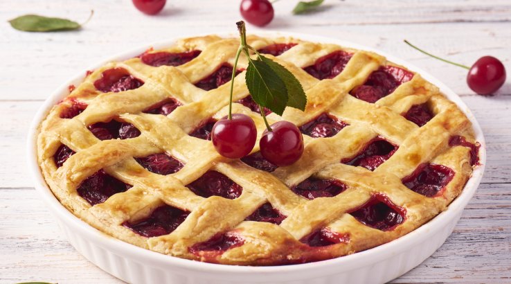 Пісний пиріг з варенням