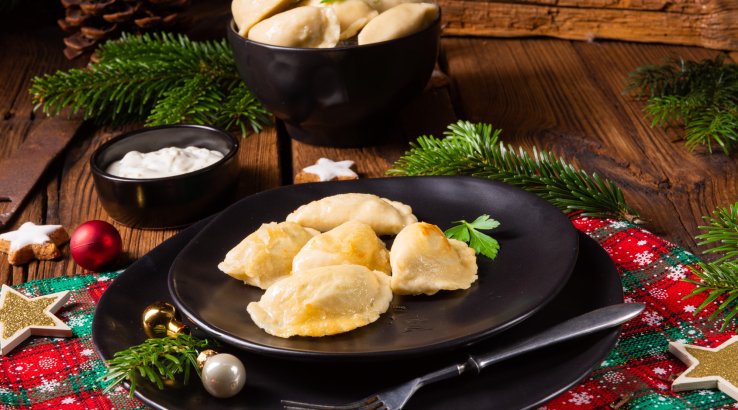 вареники з капустою