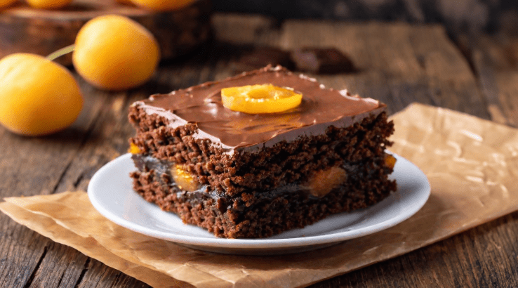 Абрикосовий пиріг на молоці від Лілії Цвіт