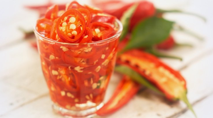 Гострий маринований перець на зиму