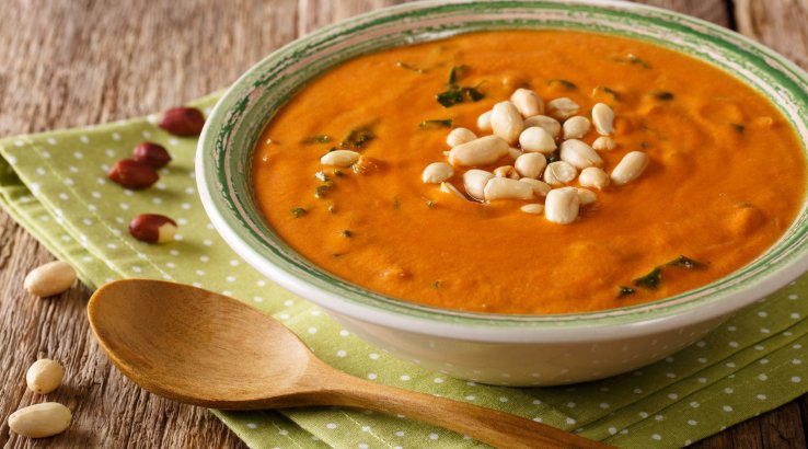 Крем-суп з арахісом