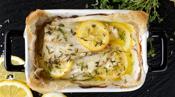 Минтай із цвітною капустою