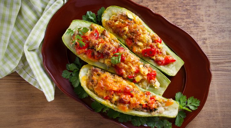 Фаршировані кабачки з яловичиною