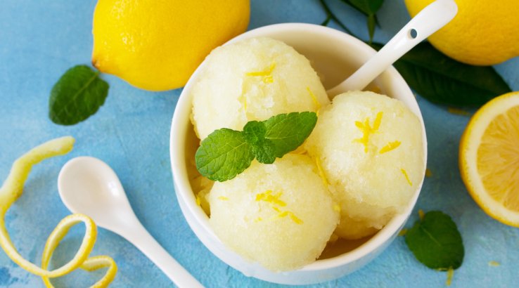 Лимонний сорбет