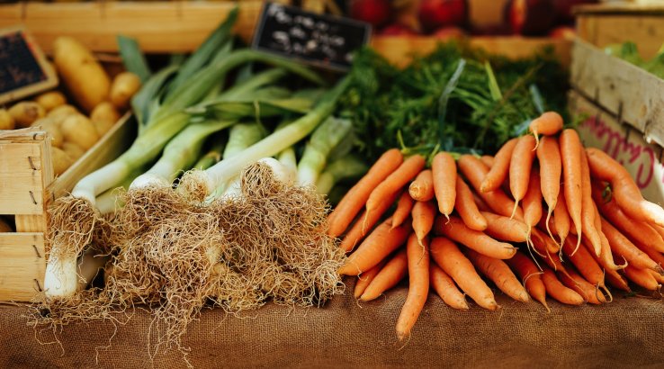 свіжі овочі