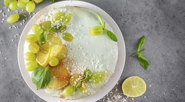 Виноградний торт з кремом