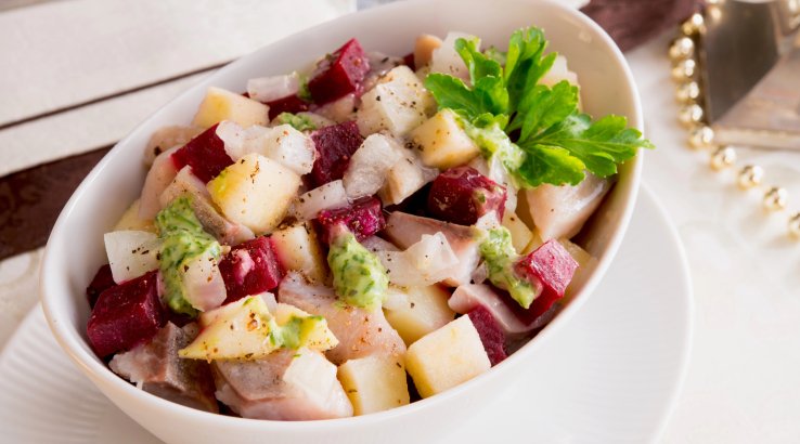 Салат з оселедцем