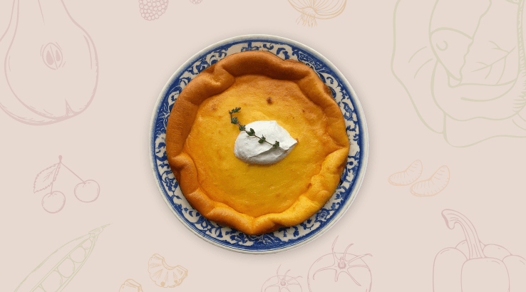 Сирна запіканка з яблуком і морквою від Клопотенка