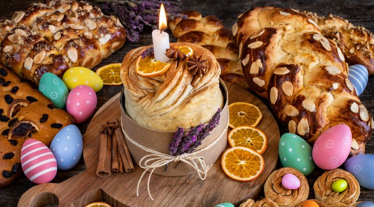 Великодній крафін з апельсином