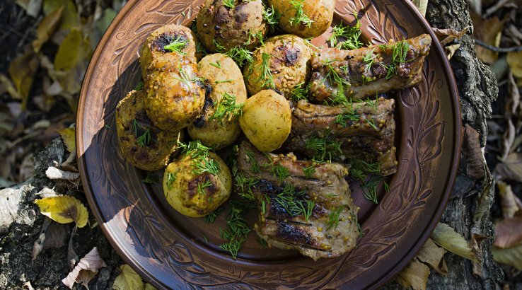 Картопля в золі