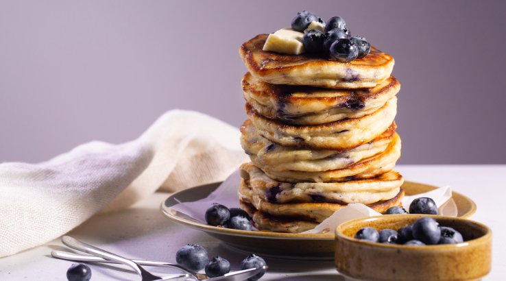 Млинці з чорницею