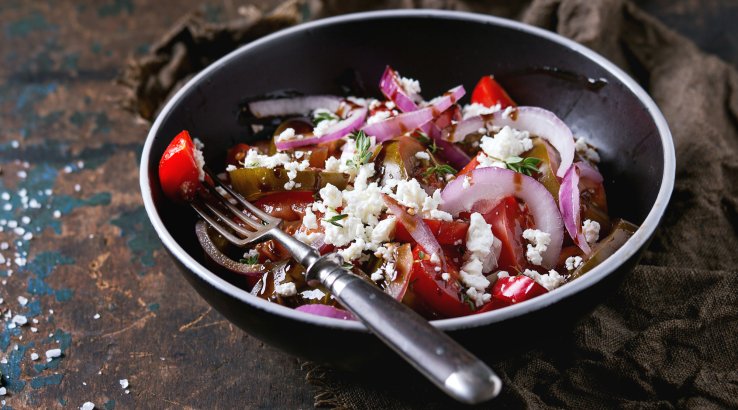 Овочевий салат з фетою