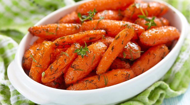 глазурована морква