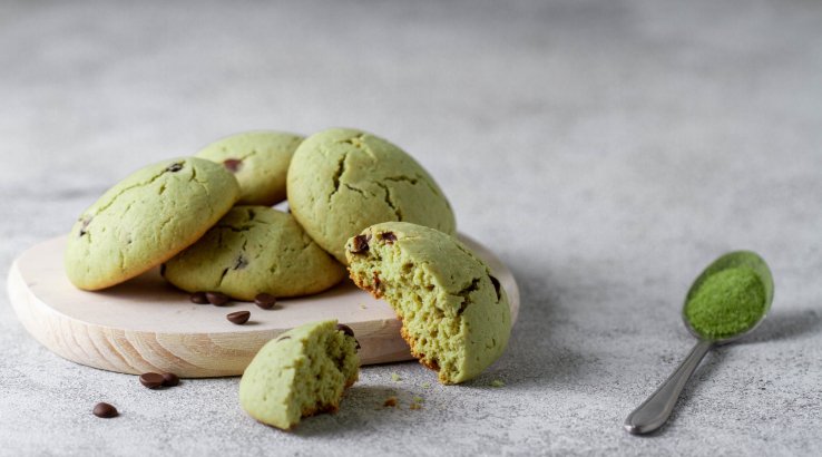 Пісочне печиво з матчею