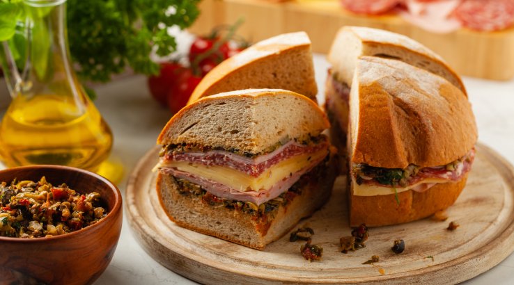 Американский сэндвич "Муфулетта"