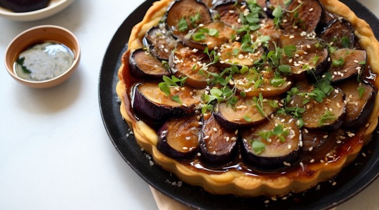 Тарт татен з баклажанами