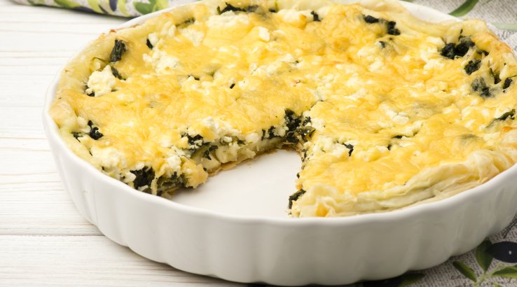Рисова запіканка зі шпинатом