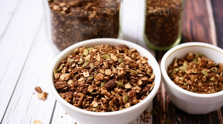 домашня гранола з гречкою