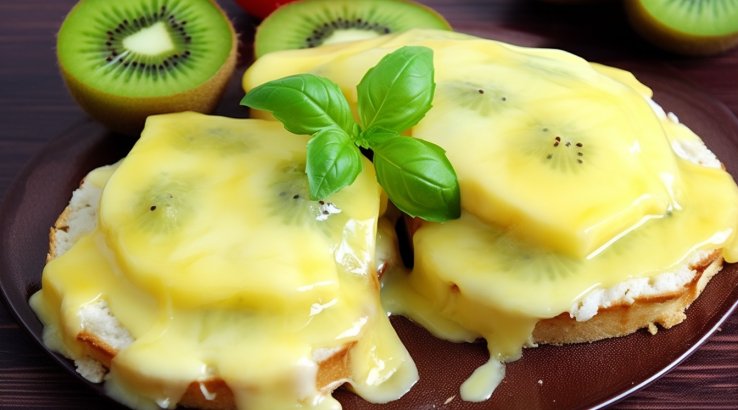 Свинина з ківі