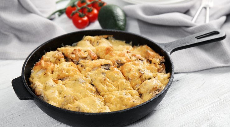 М'ясо по-французьки на сковороді