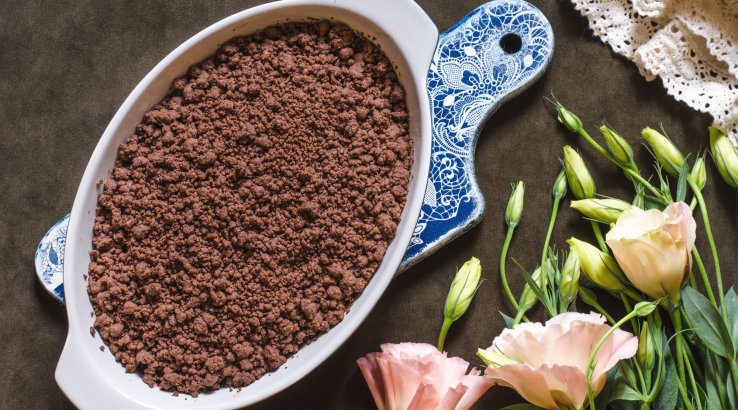 Пиріг з шоколадною крихтою