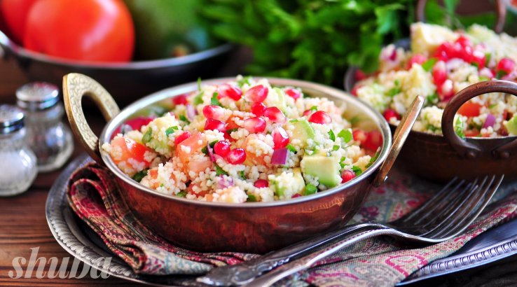 овочевий салат з кускусом