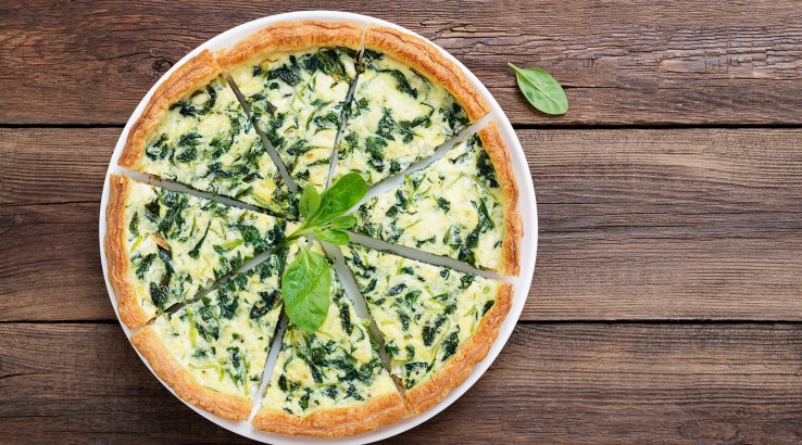 Пиріг із шпинатом з тіста філо