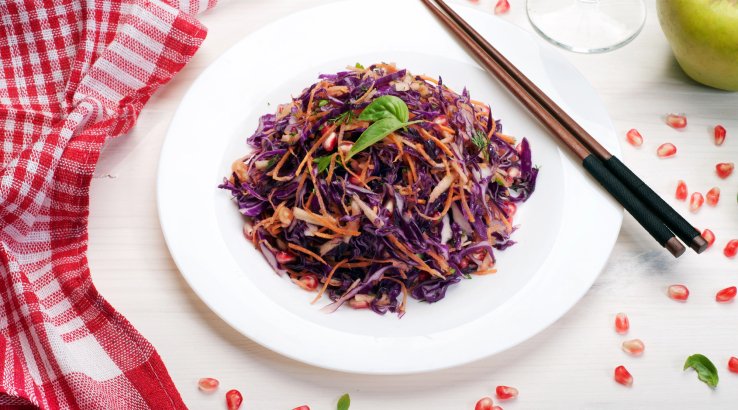 Салат з фіолетовою капустою
