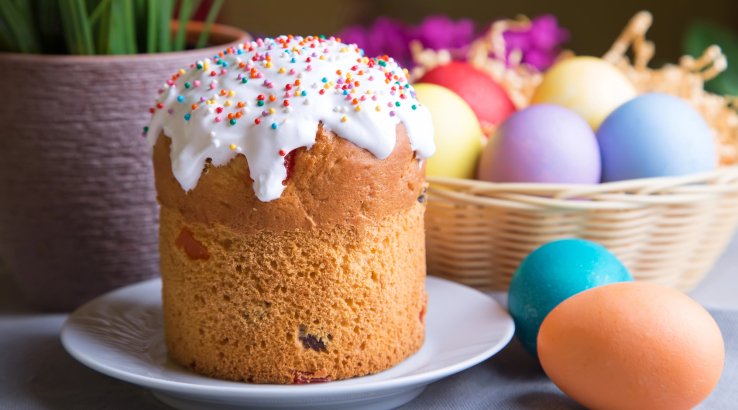 Паска з опарою на манці