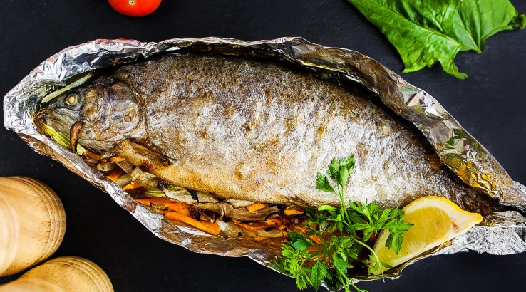 Запечена форель