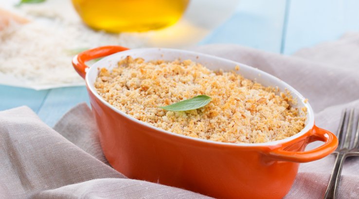 Гарбузовий крамбл з пармезаном