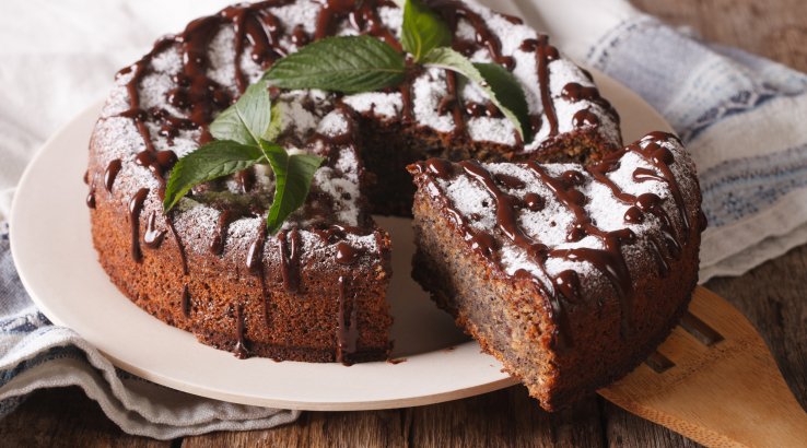 Кабачковий пиріг зі сливами