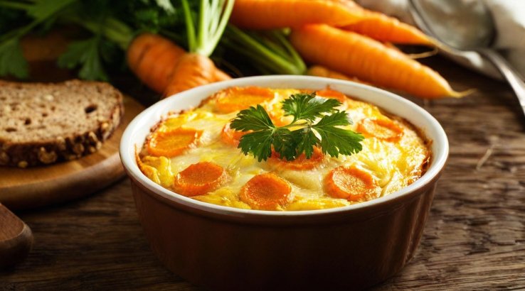 Бабка з моркви та нуту