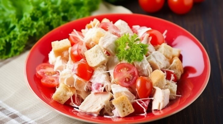 Баварський салат з куркою