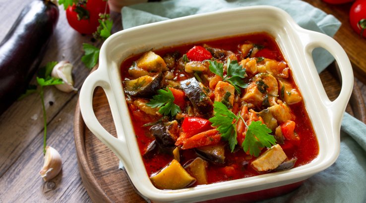 Рагу з баклажанами і картоплею