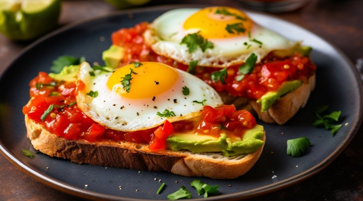 Тост-шакшука